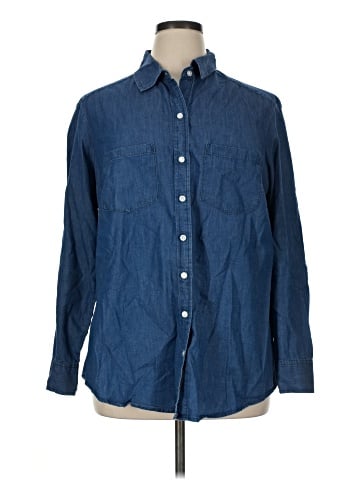 Faded Glory Long Sleeve Polo (view 1)