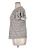 Adrianna Papell Gray Short Sleeve Top Size XL (estimated) - photo 5