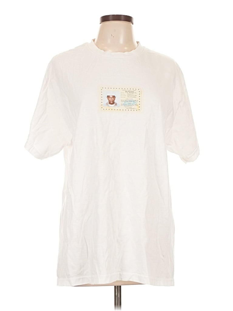 Pre-owned Assorted Brands Short Sleeve T-shirt In Ivory