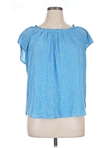 LC Lauren Conrad Short Sleeve Blouse (view 1)