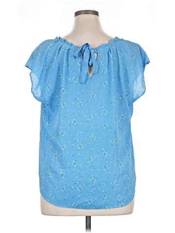 LC Lauren Conrad Short Sleeve Blouse (view 2)