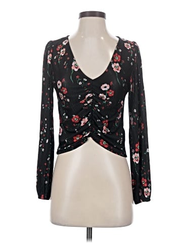 Topshop Long Sleeve Top (view 1)