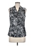 Alfani Silver Sleeveless Blouse Size M - photo 1