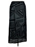 Ann Taylor LOFT 100% Polyester Graphic Black Casual Skirt Size XL - photo 2