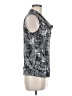 Alfani Silver Sleeveless Blouse Size M - photo 4