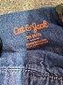 Cat & Jack 100% Cotton Blue Overalls Size 5 - photo 3