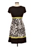 En Focus Studio Graphic Brown Casual Dress Size 10 - photo 2