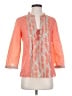 J.Crew 100% Cotton Orange 3/4 Sleeve Blouse Size 4 - photo 1