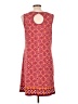 Max Studio Print Orange Casual Dress Size L - photo 2