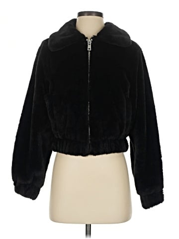 No Boundaries Faux Fur Jacket (view 1)