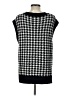 Double Zero 100% Acrylic Houndstooth Black Sweater Vest Size L - photo 2