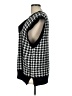 Double Zero 100% Acrylic Houndstooth Black Sweater Vest Size L - photo 5