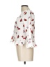 Timing White 3/4 Sleeve Blouse Size L - photo 5