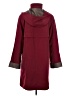 Gallery 100% Polyester Burgundy Coat Size S - photo 2
