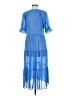 Signify 100% Polyester Blue Casual Dress Size M - photo 2