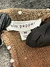 Blu Pepper Polka Dots Brown Pullover Sweater Size M - photo 7