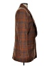 Anne Klein II 100% Polyester Plaid Brown Blazer Size 10 - photo 4