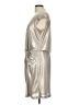 Cynthia Steffe 100% Polyester Metallic Silver Cocktail Dress Size L - photo 5