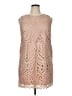 BCBGMAXAZRIA 100% Polyester Floral Pink Tan Cocktail Dress Size XL - photo 1