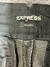 Express Chevron-herringbone Gray Dress Pants Size 4 - photo 7