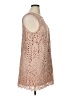 BCBGMAXAZRIA 100% Polyester Floral Pink Tan Cocktail Dress Size XL - photo 4