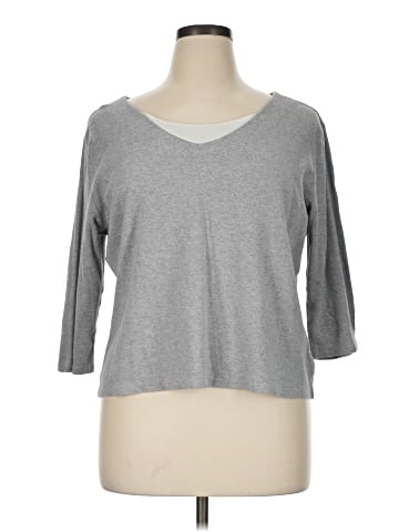 Coldwater Creek 3/4 Sleeve Top (view 1)