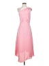 Reiss 100% Polyester Solid Pink Cocktail Dress Size 4 - photo 1