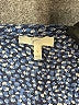 Joie 100% Silk Floral Blue 3/4 Sleeve Silk Top Size S - photo 7