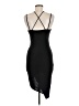 Papaya 100% Polyester Black Cocktail Dress Size M - photo 2