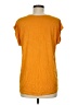 Papermoon 100% Polyester Yellow Short Sleeve Blouse Size M - photo 2