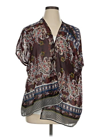 Bobeau Short Sleeve Blouse (view 1)