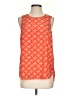MICHAEL Michael Kors 100% Polyester Orange Sleeveless Blouse Size S - photo 1