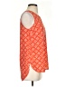 MICHAEL Michael Kors 100% Polyester Orange Sleeveless Blouse Size S - photo 4