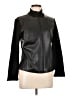 INC International Concepts 100% Leather Black Leather Jacket Size L - photo 1
