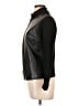 INC International Concepts 100% Leather Black Leather Jacket Size L - photo 5