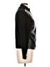 INC International Concepts 100% Leather Black Leather Jacket Size L - photo 4