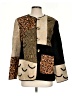Indigo Moon Animal Print Gold Jacket Size S - photo 1