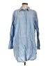 J.Crew Blue Long Sleeve Button-Down Shirt Size L - photo 1