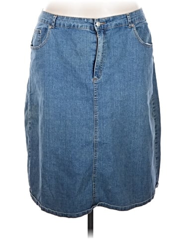 Avenue Blues Denim Skirt (view 1)