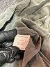 Line & Dot 100% Silk Gray Long Sleeve Silk Top Size S - photo 9