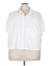 FLX White Short Sleeve Button-Down Shirt Size 3X - photo 1