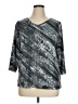Gloria Vanderbilt Silver 3/4 Sleeve T-Shirt Size XL Petite - photo 1
