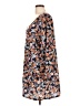 Halogen 100% Polyester Paisley Brown Casual Dress Size L - photo 5