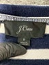 J.Crew 100% Cotton Stripes Blue 3/4 Sleeve Blouse Size S - photo 7