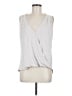 Veronica M. Silver Sleeveless Blouse Size M - photo 1