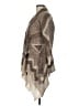 BCBGMAXAZRIA Brown Poncho Size L - photo 5