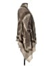 BCBGMAXAZRIA Brown Poncho Size L - photo 4