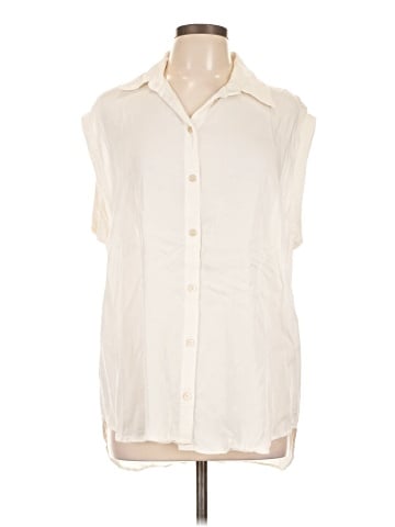 H&M Sleeveless Button-Down Shirt (view 1)