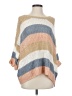 Altar'd State Stripes Tan Poncho Size XS - photo 1