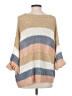 Altar'd State Stripes Tan Poncho Size XS - photo 2
